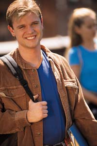 Picture of Teen Boy with book bag