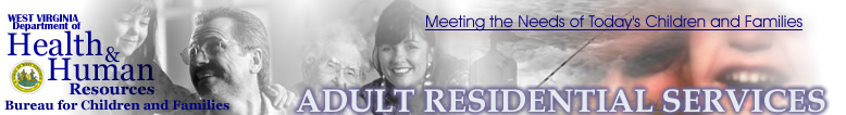 Adult Residential Services Banner
