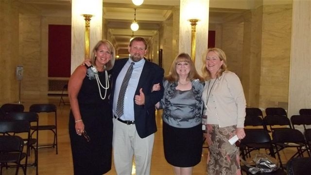 Inspector General David Bishop Deputy Commissioner Molly Jordan and guests
