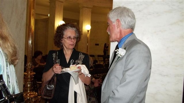 Kanawha County CSM Anita Adkins and BCF Commissioner Jason Najmulski