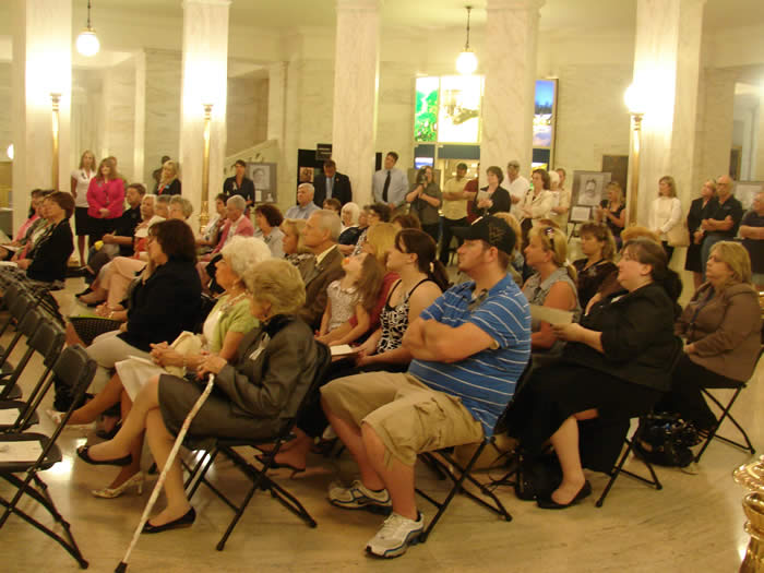 Audience at Elder Abuse Awareness Day