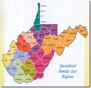 Specialized Family Care Regions