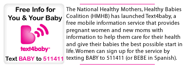 Text BABY to 511411
