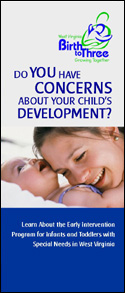Do you have concerns about your child's development brochure