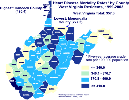 Heart Disease Map