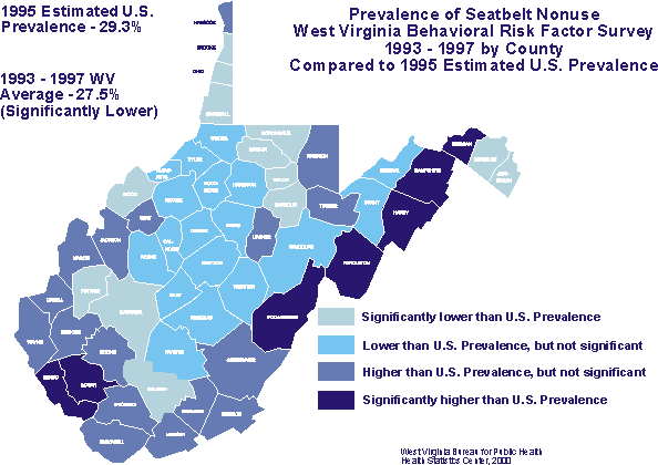 Seatbelt Nonuse Map