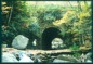 View of stone culvert over Big Run in Blackwater Canyon