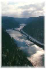 View from Hawks Nest State Park overlook.