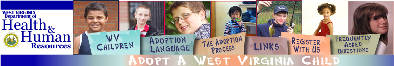 West Virginia Adoption Banner