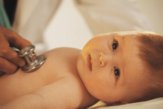 Baby with Stethoscope