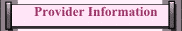 Provider Information