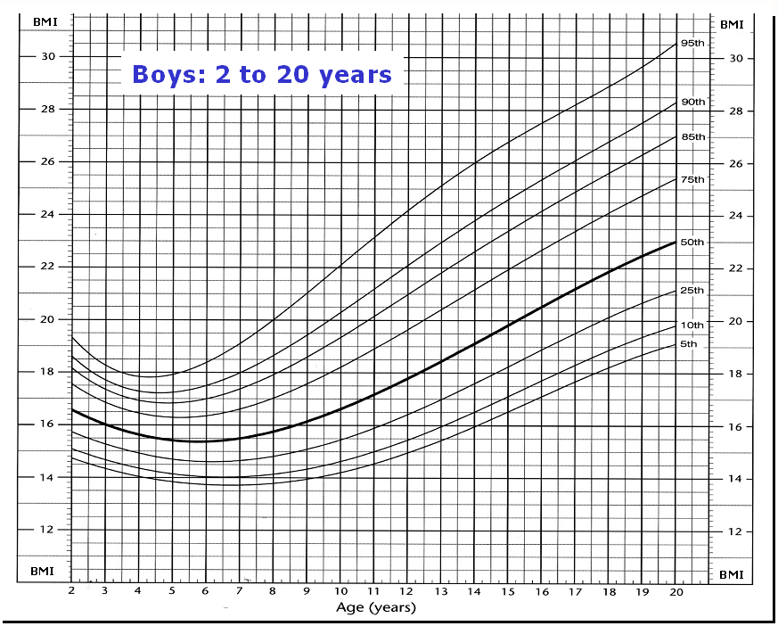 Boys Growth Rate Chart