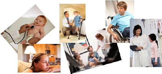 collage of medical pictures